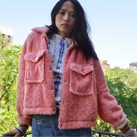 Free People Teddy Swing Jacket - Picture 1 of 8